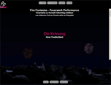 Tablet Screenshot of fire-fantasies.de